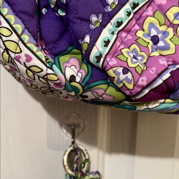 Vera Bradley Purple and Green Quilted Tote Bag, wristlet etc
NWT
THREE PIECE - Picture 7 of 16